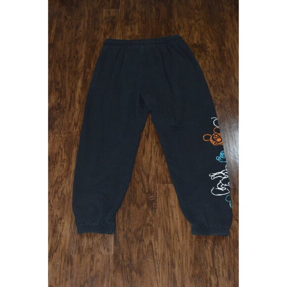 Disney Micky Mouse Joggers Juniors Women's Size Large 11-13 Sweatpants Logo - Picture 2 of 6